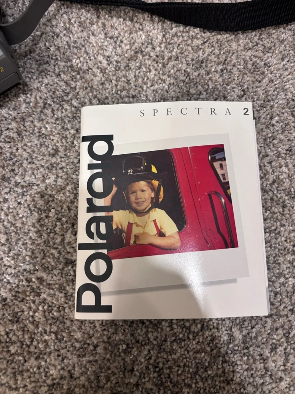 Polaroid Spectra 2 Gray Instant Camera with case. And original recipt 1998